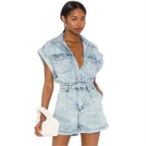 Revolve | BlankNYC Button Up Romper